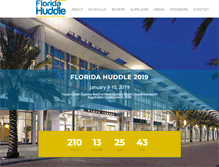 Tablet Screenshot of floridahuddle.com